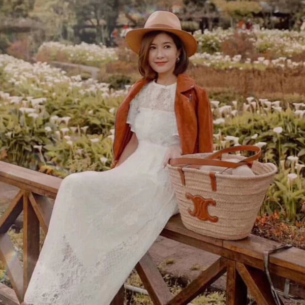 【大人気！セリーヌ】セリーヌ かごバッグ 偽物 トリオンフ バスケット Large Triomphe バスケット 192492CGG.04LU